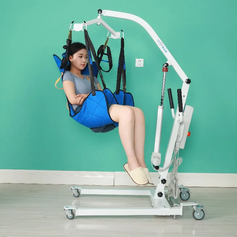 Patient Lifting Equipment Weight Bearing 230kg Shift Sling Transfer Elderly Disabled Electric Patient Transfer Lift Chair Lifter