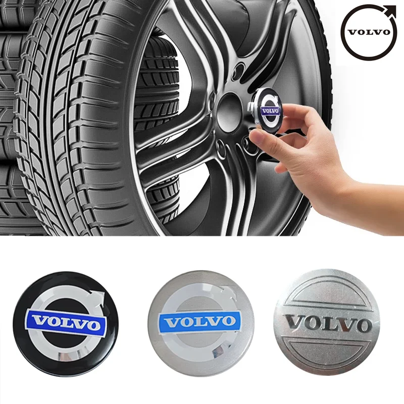 

60mm modified hub cover is suitable for Volvo hub center cover modified tire center cover logo decorative car exterior.