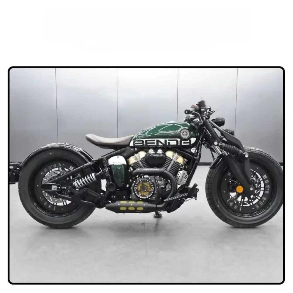 For Benda Napoleonbob 250 retrofit extended rear fender retro bobber rear mud side wrap bracket accessory