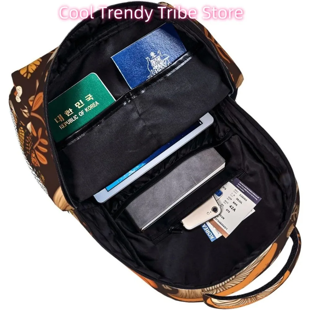 laptoptas terug naar school Zomer Paddestoelen Lichtgewicht laptoprugzak Lichtgewicht Multifunctioneel Reizen Casual Dagrugzak Unisex Col