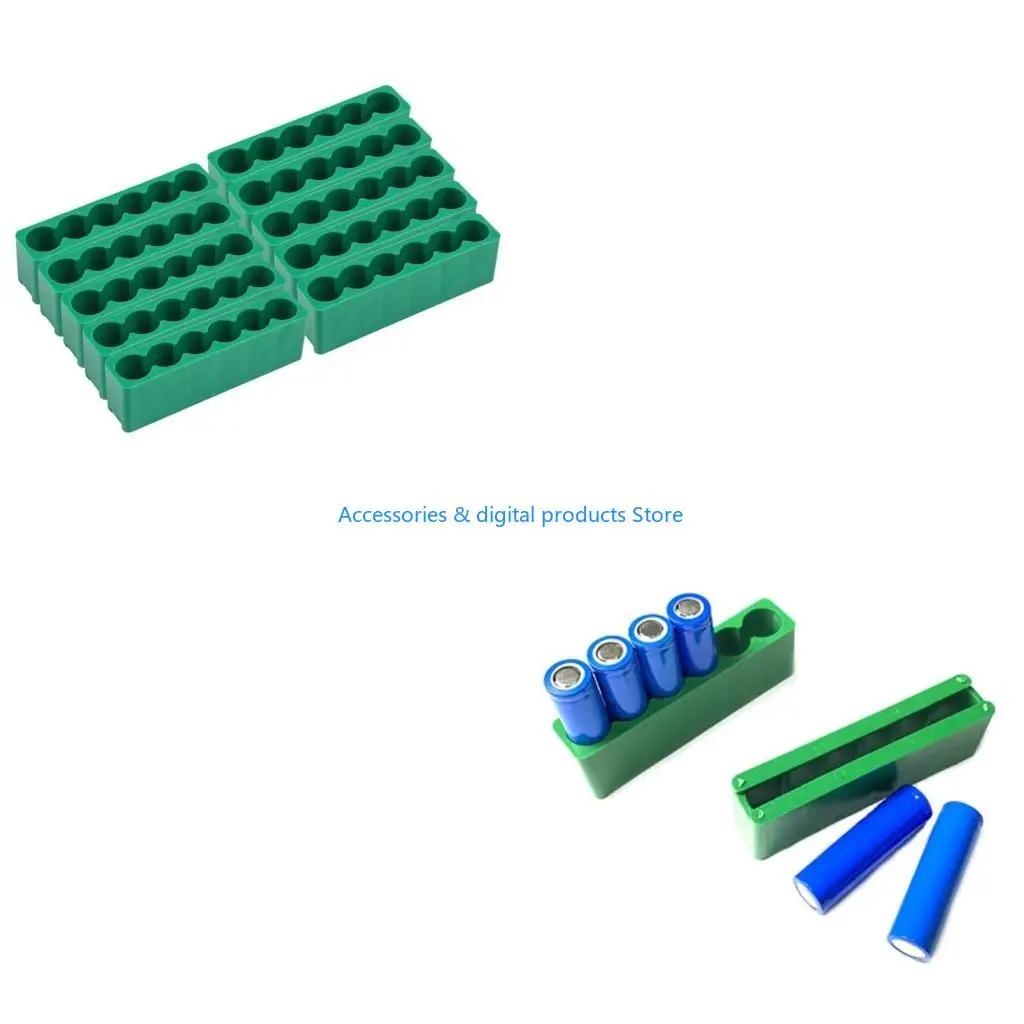 77JD 18650 Battery Holder Welding Attachment for Soldering Fast Spots Welding Single Row Holder Battery Fixed Bracket