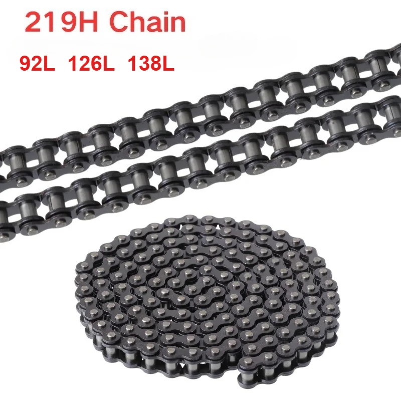 Reinforced 219H Drive Chain 92L 126L 138L Links for TKM Rotax Go Karting Motorcycle G Max Race 219 Chain