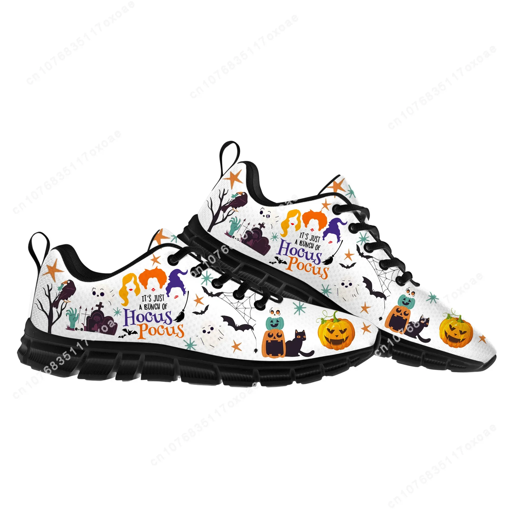 Halloween Sports Shoes Men Women Teenager Kids Children Sneakers High Quality Hocus Pocus Sanderson Sisters Sneaker Custom Shoes