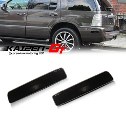 Rear Bumper Side Marker Signal Light Cover Housings Kit For 2002-2010 Mercury Mountaineer Fender Flare Light, No Bulb / Socket