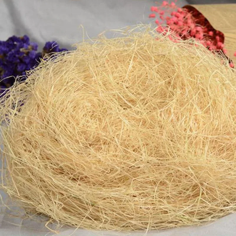 1 Pack 30g Jute Nesting Material Nest / Fibre Aviary Birds Canaries Finches Nest Filled Grass Bird Cage Accessories Decoration