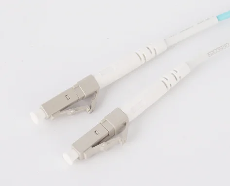 Multimode OM3 dual fiber patch cord LC Connector