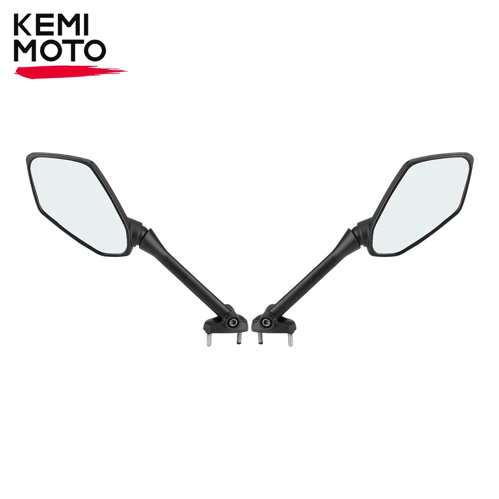 

For Kawasaki Ninja 650R 2009-2015 Motorcycle Mirror Rearview Side Mirrors KEMiMOTO ABS Shell & Glass Mirror Motorcycle Parts