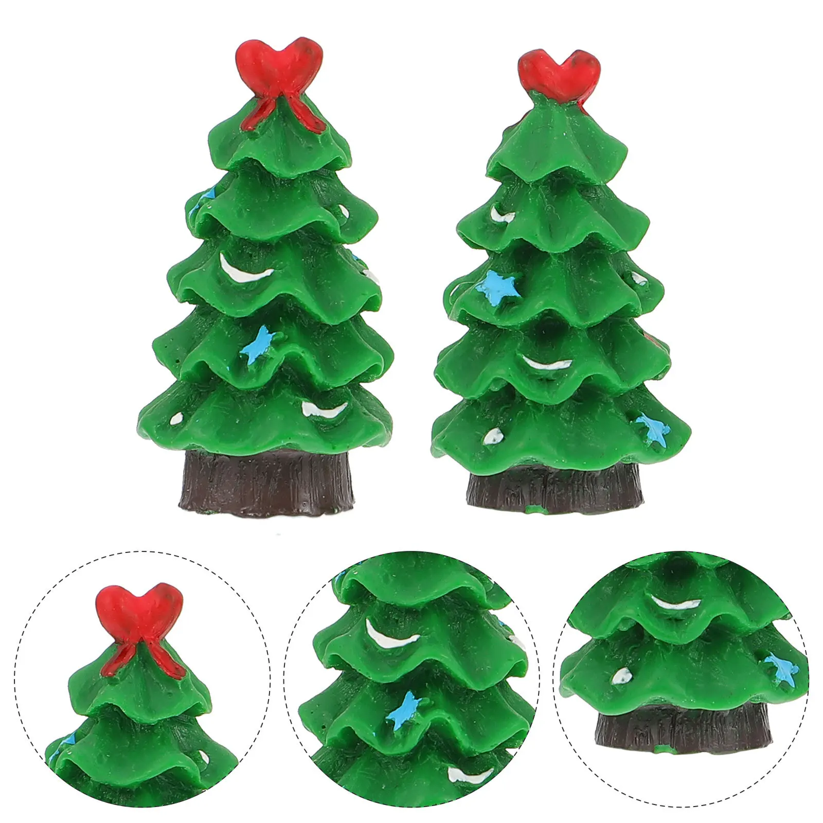 

20Pcs Snowman Christmas Miniature Ornaments Resin Colorful DIY Scrapbook Albums Decorations Mini Christmas Craft Kit