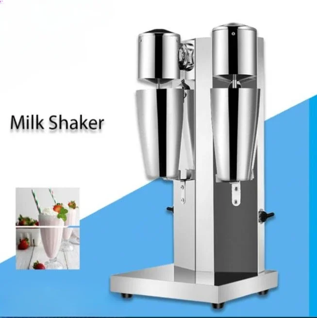 For Stainless steel Milkshaker Milk shake machine Double cup Bubble tea Stirring  Double Speed Mixer Beverage stirrer