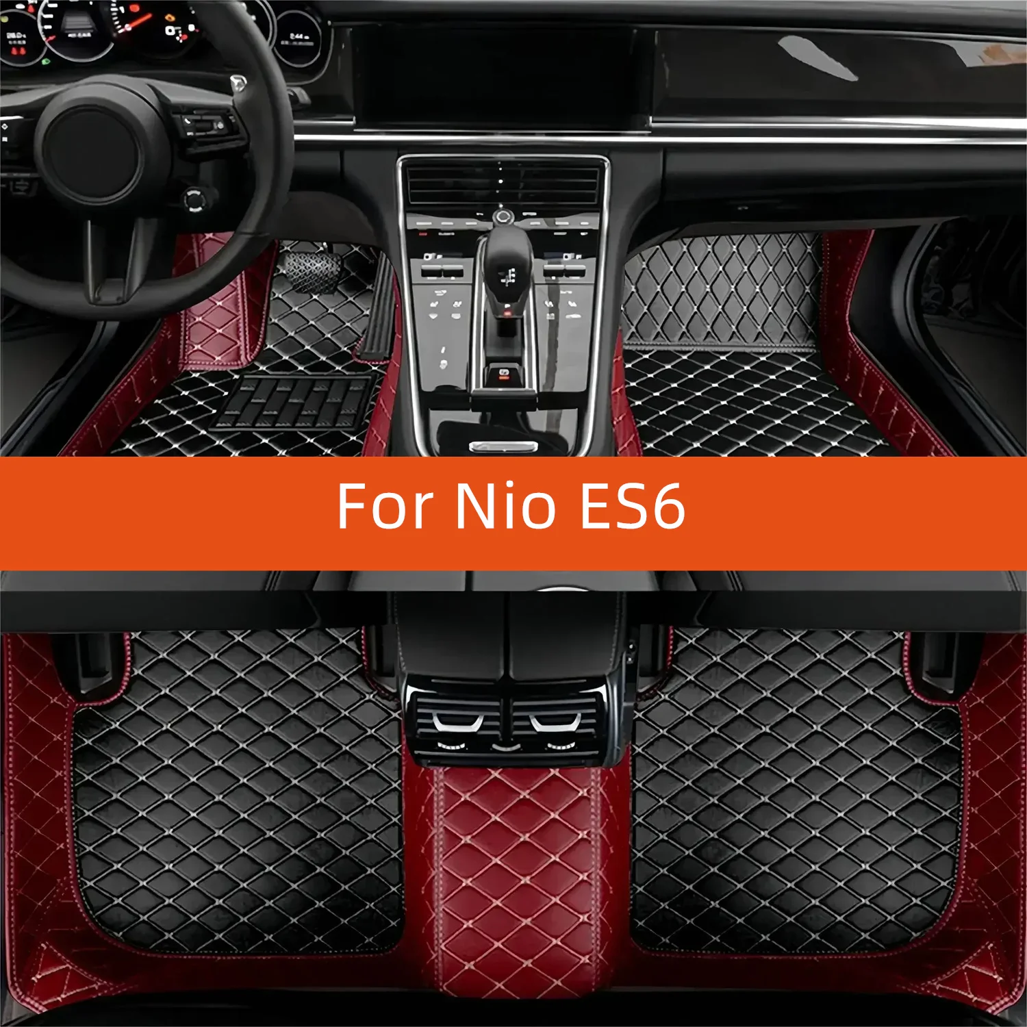 

Custom Leather Car Floor Mat For Nio ES6 2023 2024 2025 2026 Car Mat Interior Accessories
