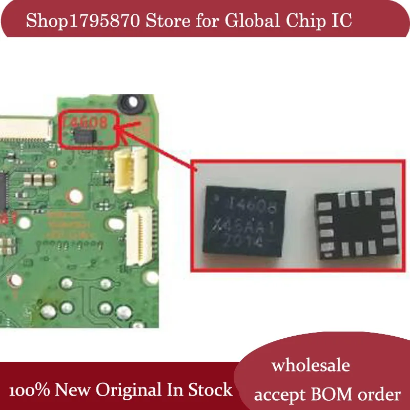 10PCS For Playstation 5 For PS5 Controller Gamepad Repair Accessories IC Chip I4608 T4608