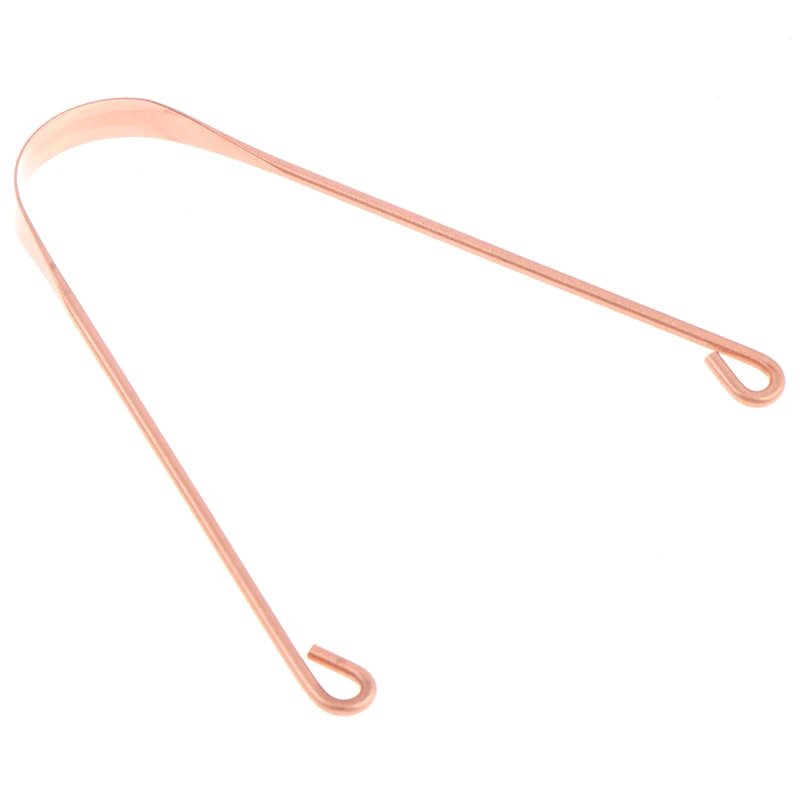 1 قطعة مكشطة اللسان النحاسية الرجال النساء فرشاة الأسنان العناية بالفم الأسنان النظافة الرعاية الصحية أداة نظافة مكشطة