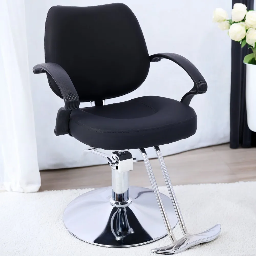 

Hair Salon Chair Styling Heavy Duty Hydraulic Pump Barber Chair Beauty Shampoo Barbering Chair for Hair Stylist Women Man,with B