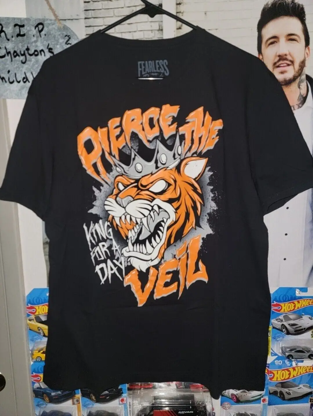 Pierce The Veil King For A Day Tiger Shirt Size Xl