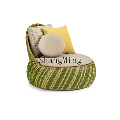 FGgood-looking Rattan Sofa Coffee Table Set Outdoor Patio Leisure Rattan Chair Waterproof Sunproof Hotel Villa Outdoor Furniture