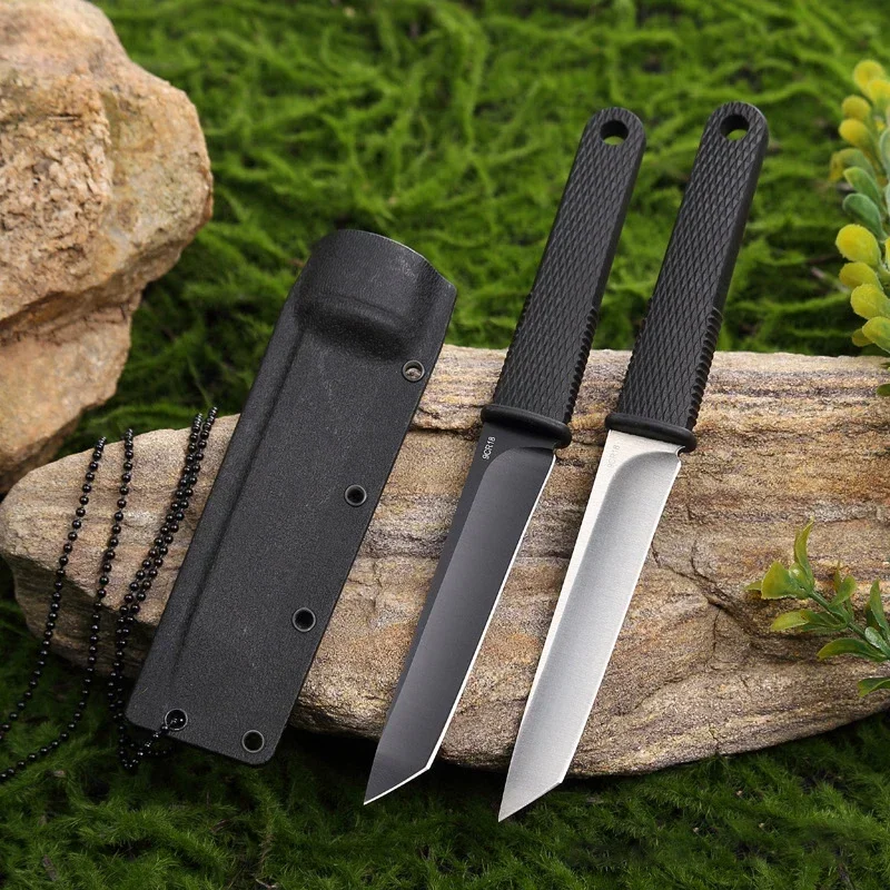 Wild Survival Self-defense Knife, Portable Mini Pocket Knife, Stainless Steel Fruit Knife Meat Knife, Suitable For Outdoor Campi