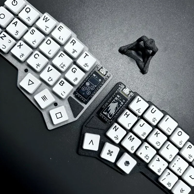 Corne Mini 3X6 Dual Axis Split Keyboard Kit Custom Hot-swap Zmk Bluetooth OLED and Nice View Screen 5-layer for MX /choc Switch