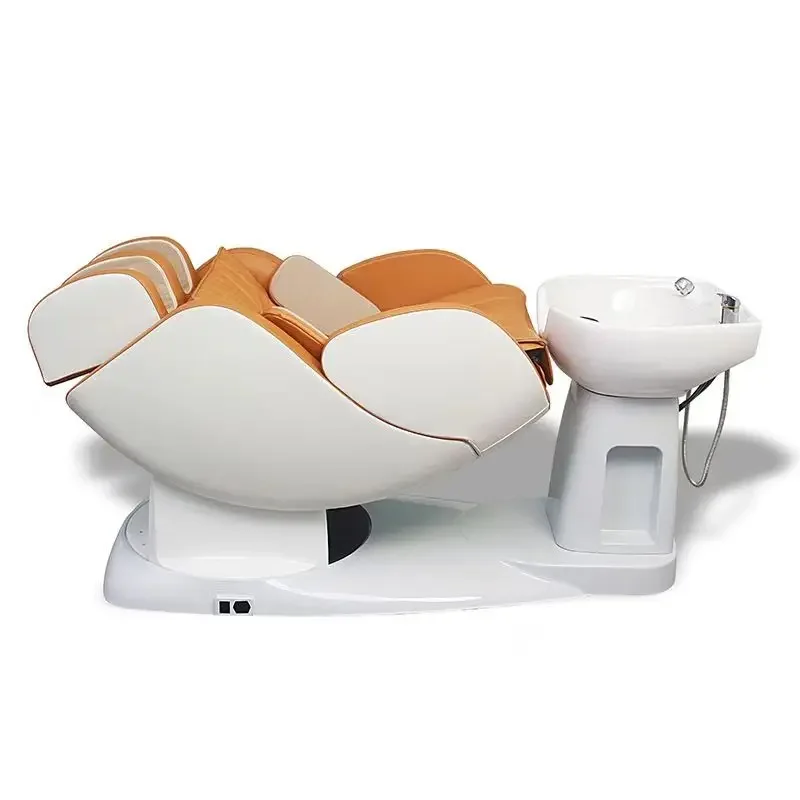 

Hair salon special electric rotating massage shampoo bed Barber shop flushing space capsule head treatment bed
