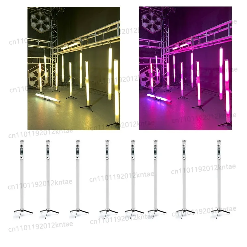 360-degree wireless pixel led tube  battery  color-changing, linear background matrix lighting for bars and stage performances
