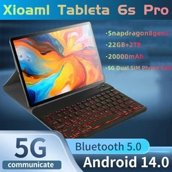 Brand new Global Version Pad 6S Pro Tablet 11inch  HD 4K Snapdragon 8gen2  Android 14 22GB+2TB 5G Dual SIM Bluetooth WiFi GPS