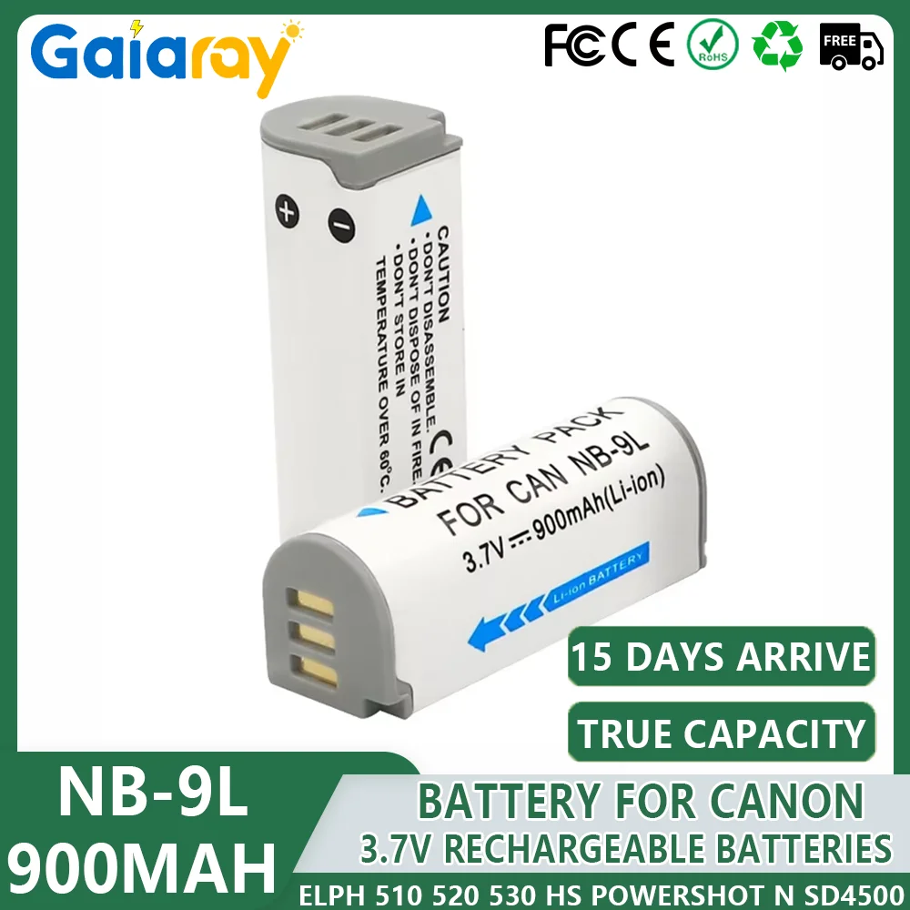 1-3Pcs NB-9L NB9L B… - image