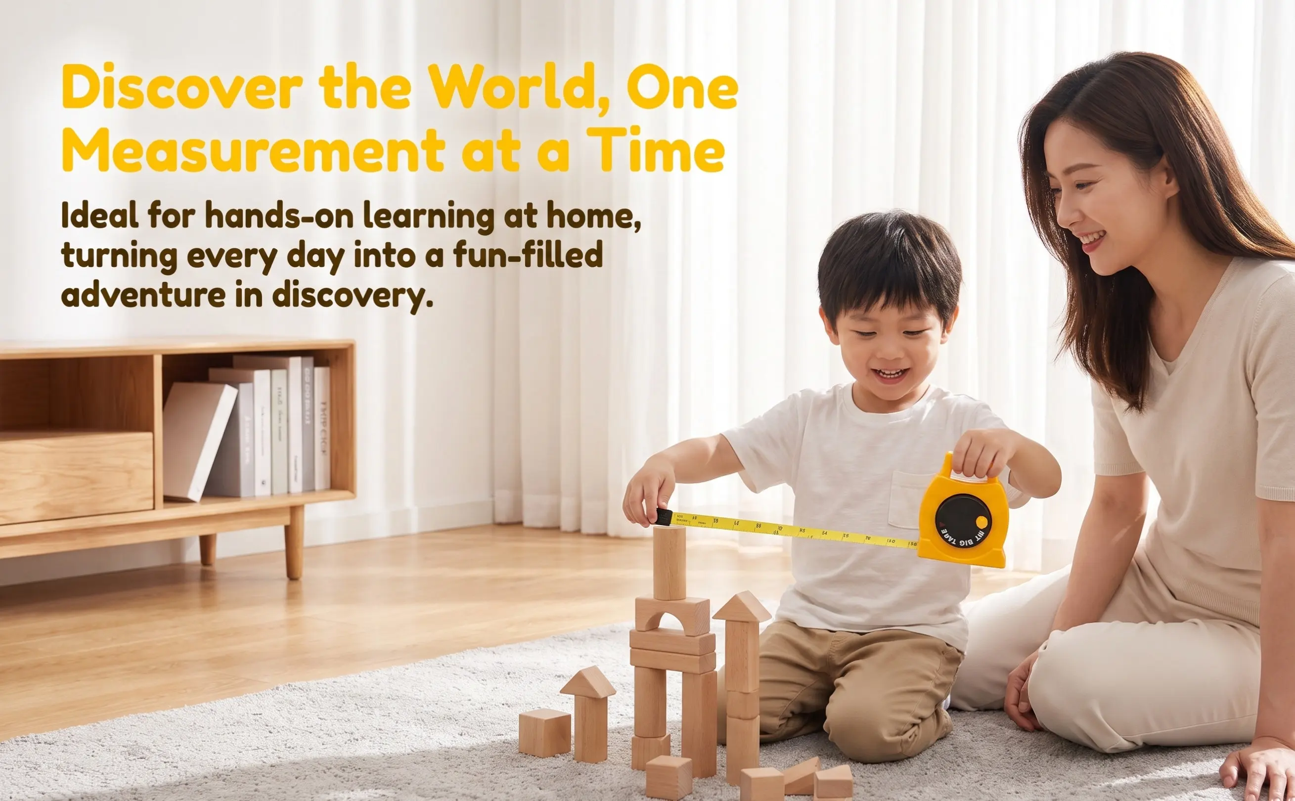 2Pcs Tape Measure Dual Scale For Math Learning Soft Retractable Measuring Tool Preschool Home