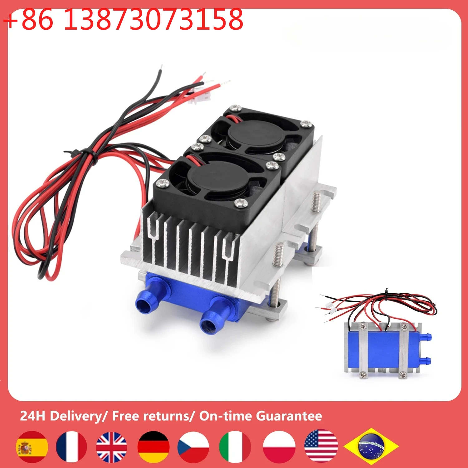 

Комплект для самостоятельной сборки полупроводниковой системы охлаждения 144 Вт, 12 В постоянного тока, для вентилятора кондиционера