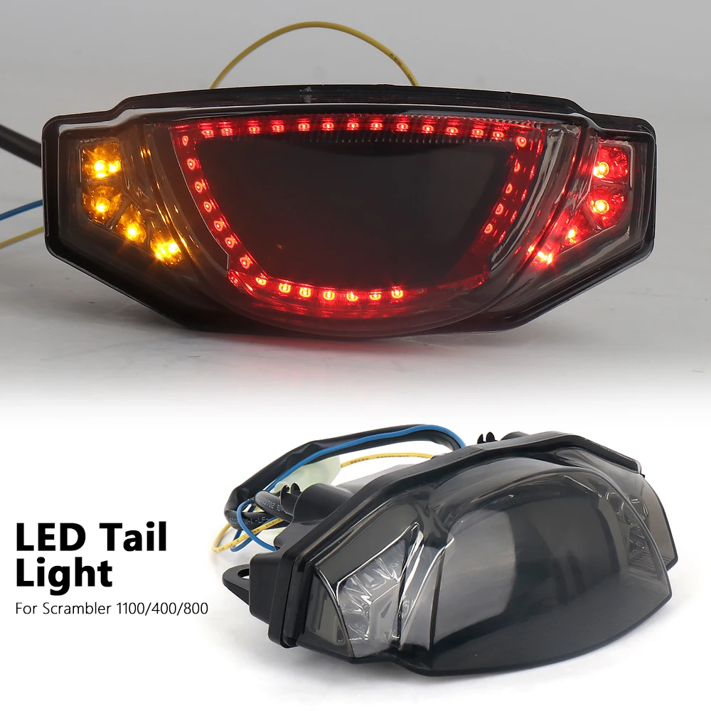 

New Scrambler 400 Rear Tail Light Brake Turn Signal Integrated LED Taillight Motorcycle For Ducati SCRAMBLER 800 1100