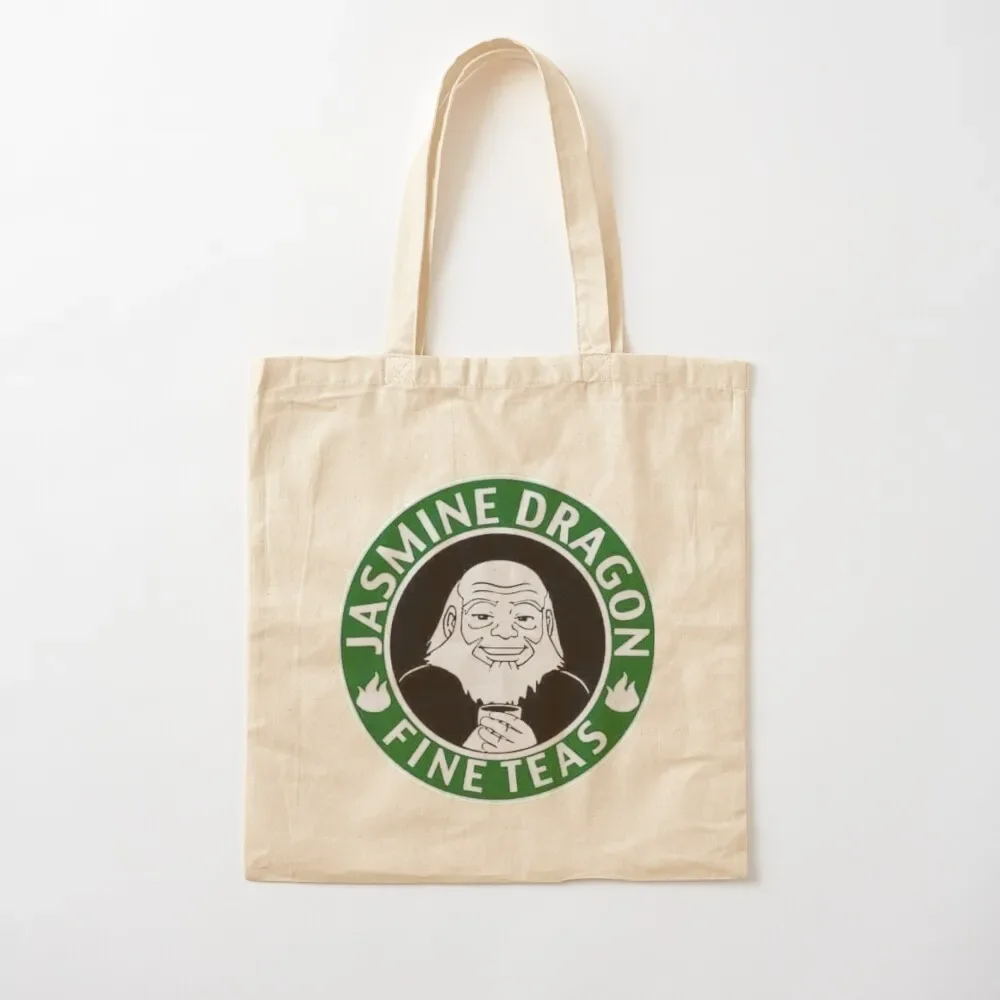 

Uncle Iroh's Jasmine Dragon Fine Teas Tote Bag tote bag men shopping trolley bag Canvas reusable grocery bags