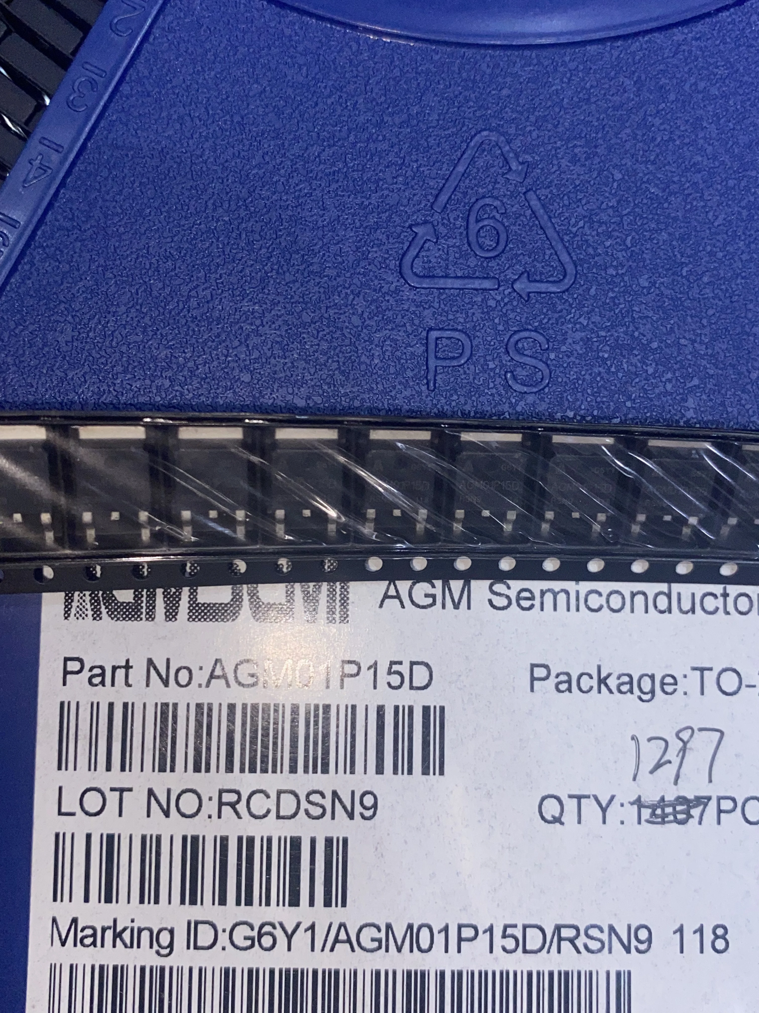 

50PCS AGM01P15D Brand New Original TO-252