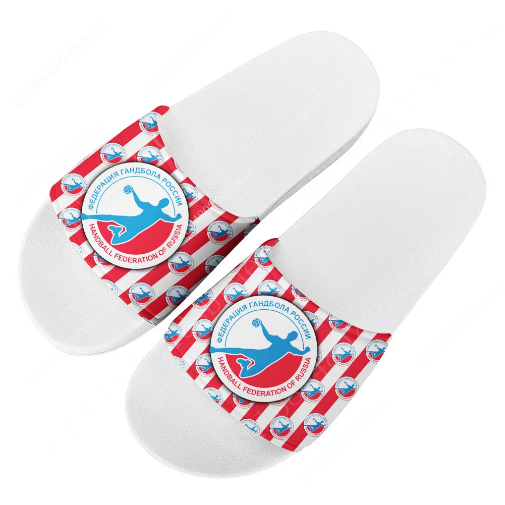 

Федерация гандбола России Handball Federation of Russia Slippers Home Sandals Men Women Teenagers Sandal Customized Slipper