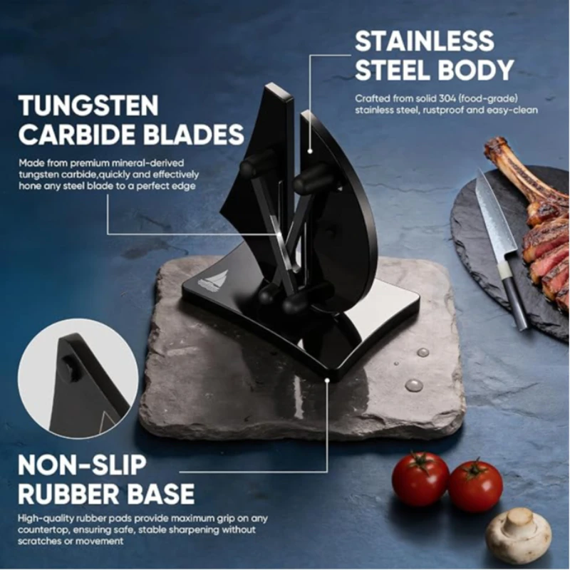 PROYAN Professional Sharpening Stone Roller Type Fixed Knife Sharpener Diamond Ceramic Whetstone DIY Woodwork Tool Grindstone