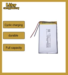 3.7V 1300mAh 384070 404070 Lithium Polymer Li-Po li ion Rechargeable Battery For Mp3 MP4 MP5 GPS mobile