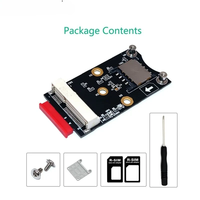 Z Ngff M 2 Key A E Interface To Mini Pci E Mpcie Wireless Adapter 1 Sim Card Slot for 3G 4G Lte Modem Wifi Module