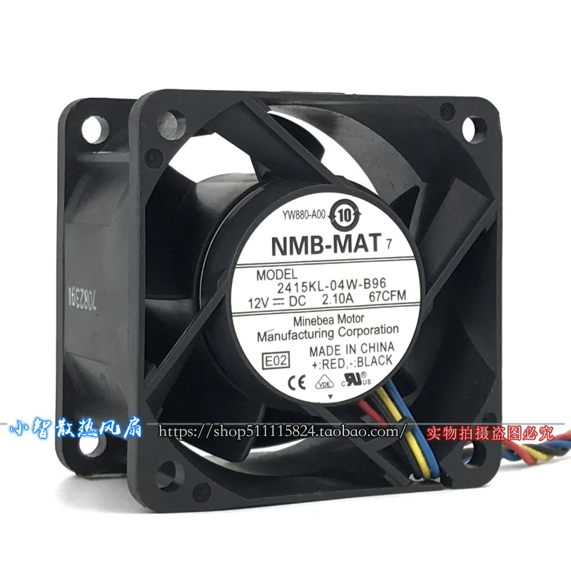 

ORIGINAL 2415KL-04W-B96 12V 2.10A 6038 60*60*38mm NEW COOLING FAN RADIATOR
