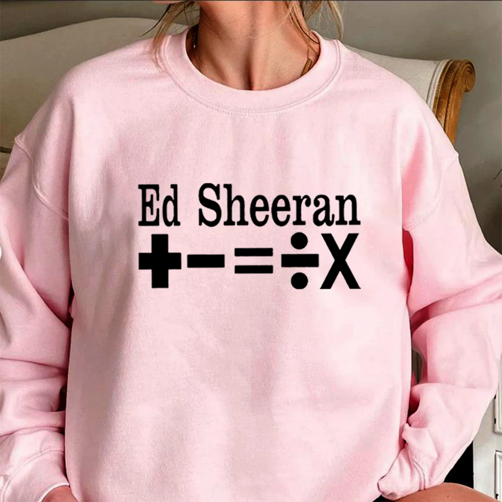 Ed Sheeran Inspired Sweatshirt Music Concert Sweatshirt Singer Inspired Crewneck Pullovers Unisex Winter Hoodies Tops Fans Gift