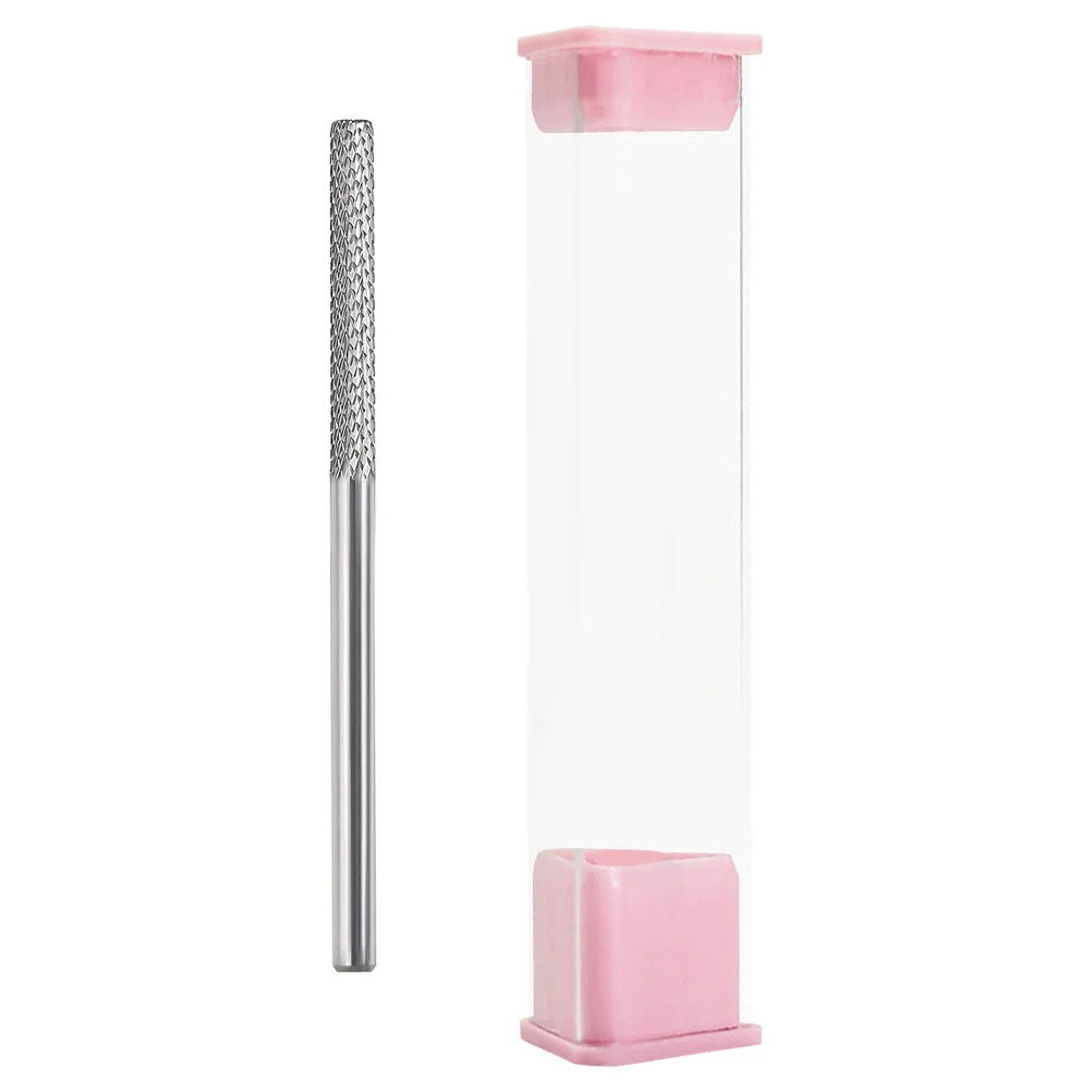 

Carbide Nail Drill Bits for Manicure with Tungsten Steel Precision Grinding Head - Multiangle Nail Surface Prep Tool for Gel