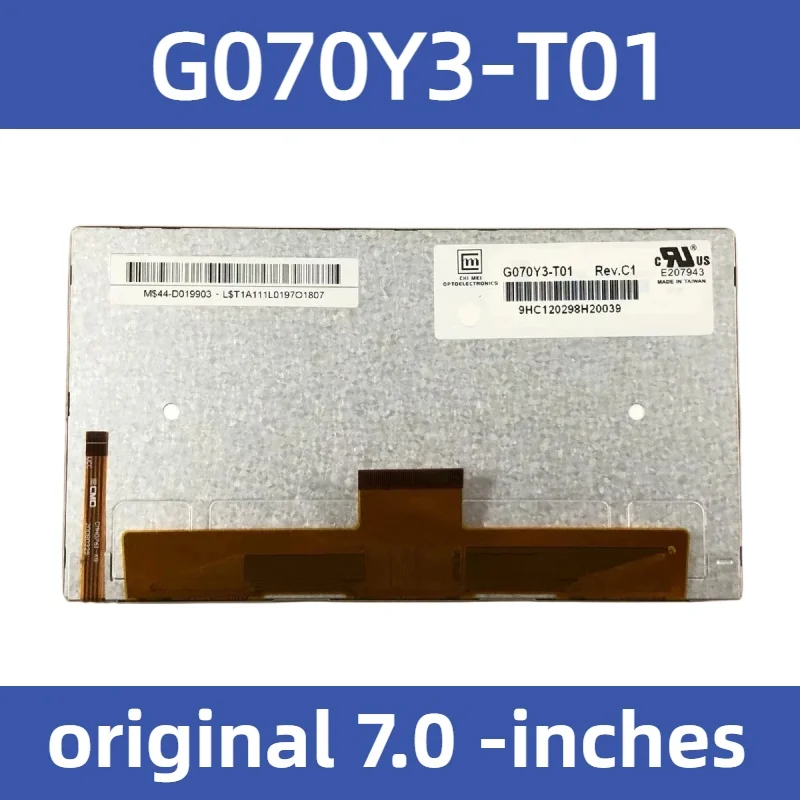 

Brand new original 7-inch G070Y3-T01 LCD screen resolution: 800*480