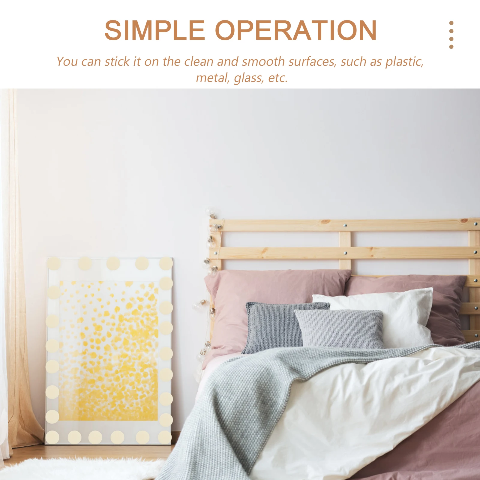 Double Sided Tape Adhesive Sticker Round Stickers Tapes Double-sided Decals Multipurpose Waterproof No-trace