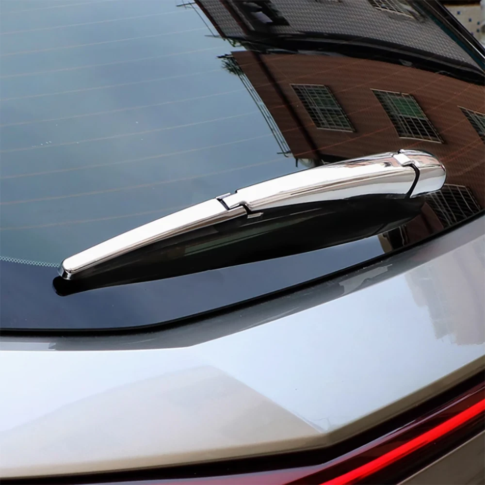 

Chrome Silver Rear Window Wiper Blade Cover Trim Stickers For 2019-2025 Lexus UX 200 250h 260h 300h Accessories