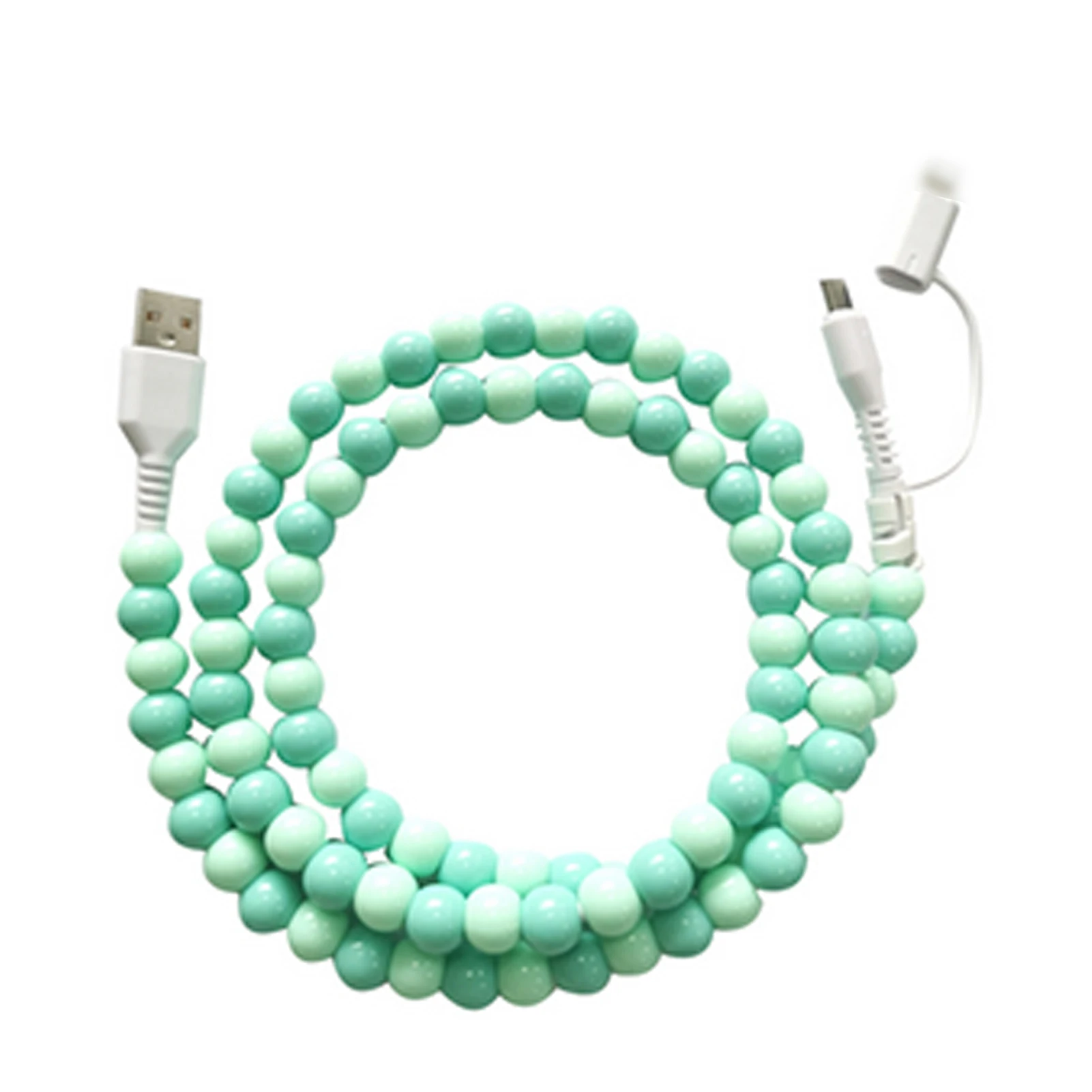

Fast Data Beads Phone Cable Beaded Phone Charger Cable Beaded Charging Cable USB C Charger Cable For Iphone Type-C