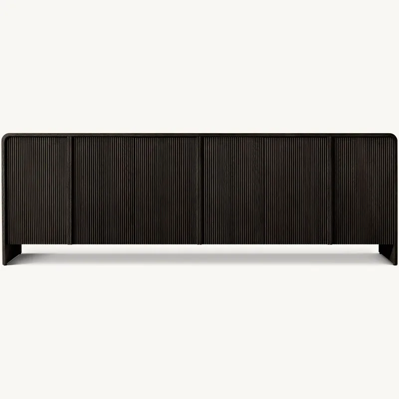 

Solid wood storage TV cabinet villa club B&B living room furniture