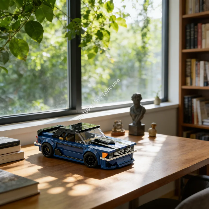 

259pcs MOC Mercedesesed SLC City Champions Model Building Blocks Construction Christmas Gifts Toys Education Idea Brick Birthday