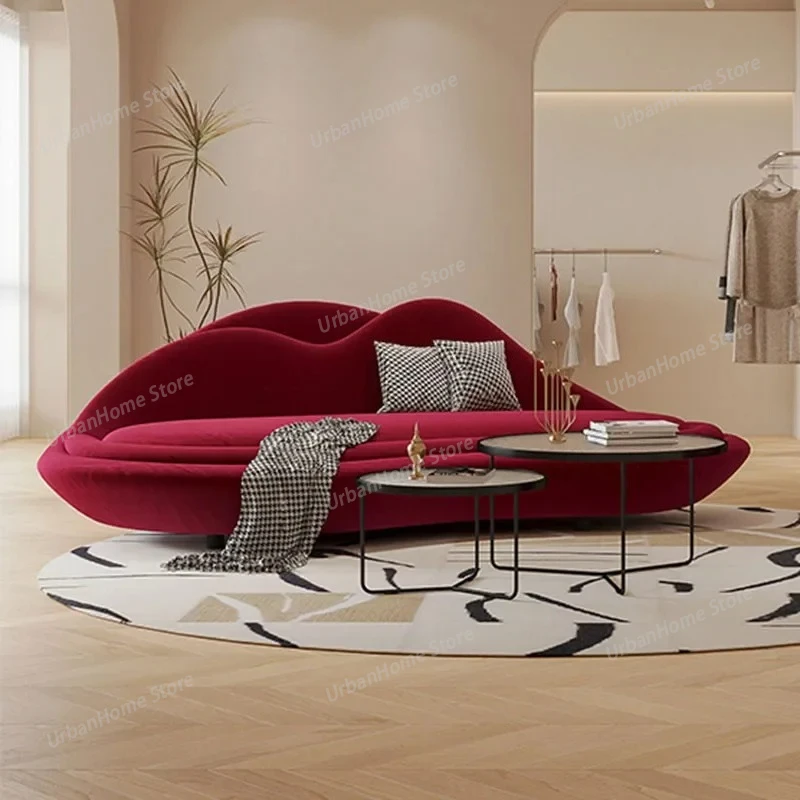 Modern Creative Sofas Living Room European Design Lounge Cloud European Sofa 3 Seater Pink Muebles Hogar Home Furniture