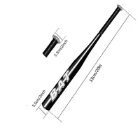 20 inch Aluminum Alloy Thickened Baseball Bat Set with Softball Gloves Four Pieces Outdoor Sports Equipment Home Self-Defense To 5