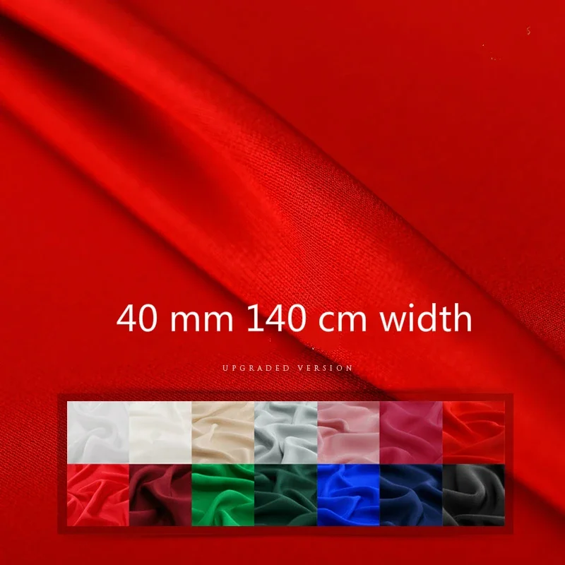 40 mm heavy crepe mulberry silk fabric cloth 140 cm width silk crepe de chine solid color dress fabric alibaba express