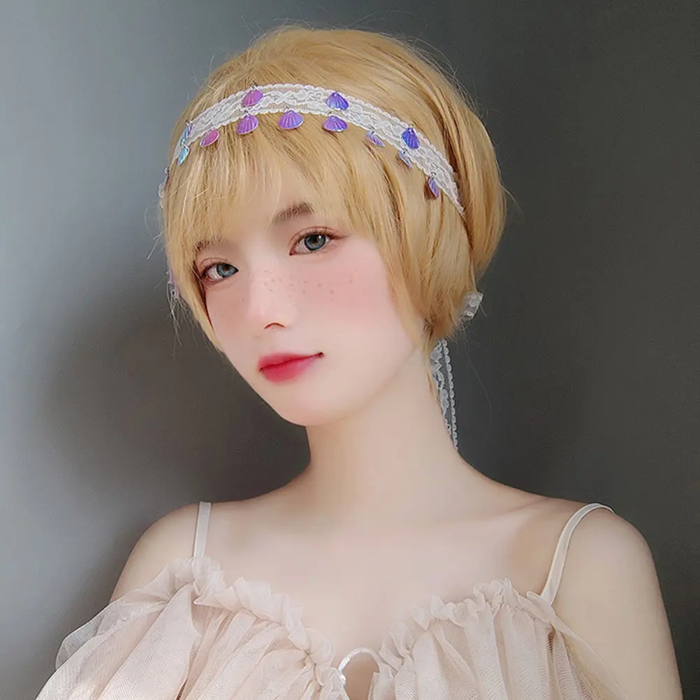 

Jellyfish Style Wedding Headdress Imitation Pearl Headband Adjustable Elastic Band for Bridal Hair Piece Festival Valentine