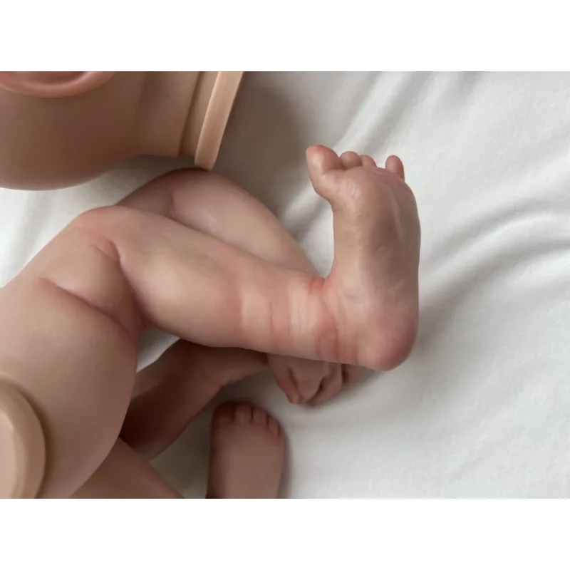 19Inch Already Painted Reborn Doll Kit Levi Awake 3D Painted Skin High Quality Unassembled Handmade Reborn Baby Doll Parts