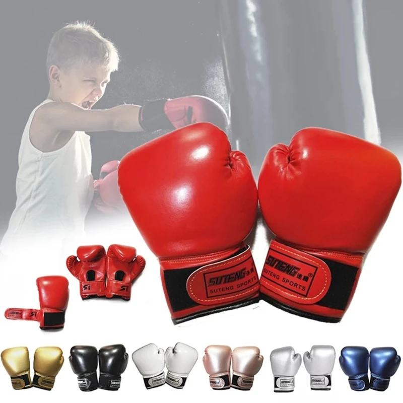 Gants boxe pour enfants 3 à 10 ans, pour garçons/filles, gants boxe, gants d\'entraînement boxe