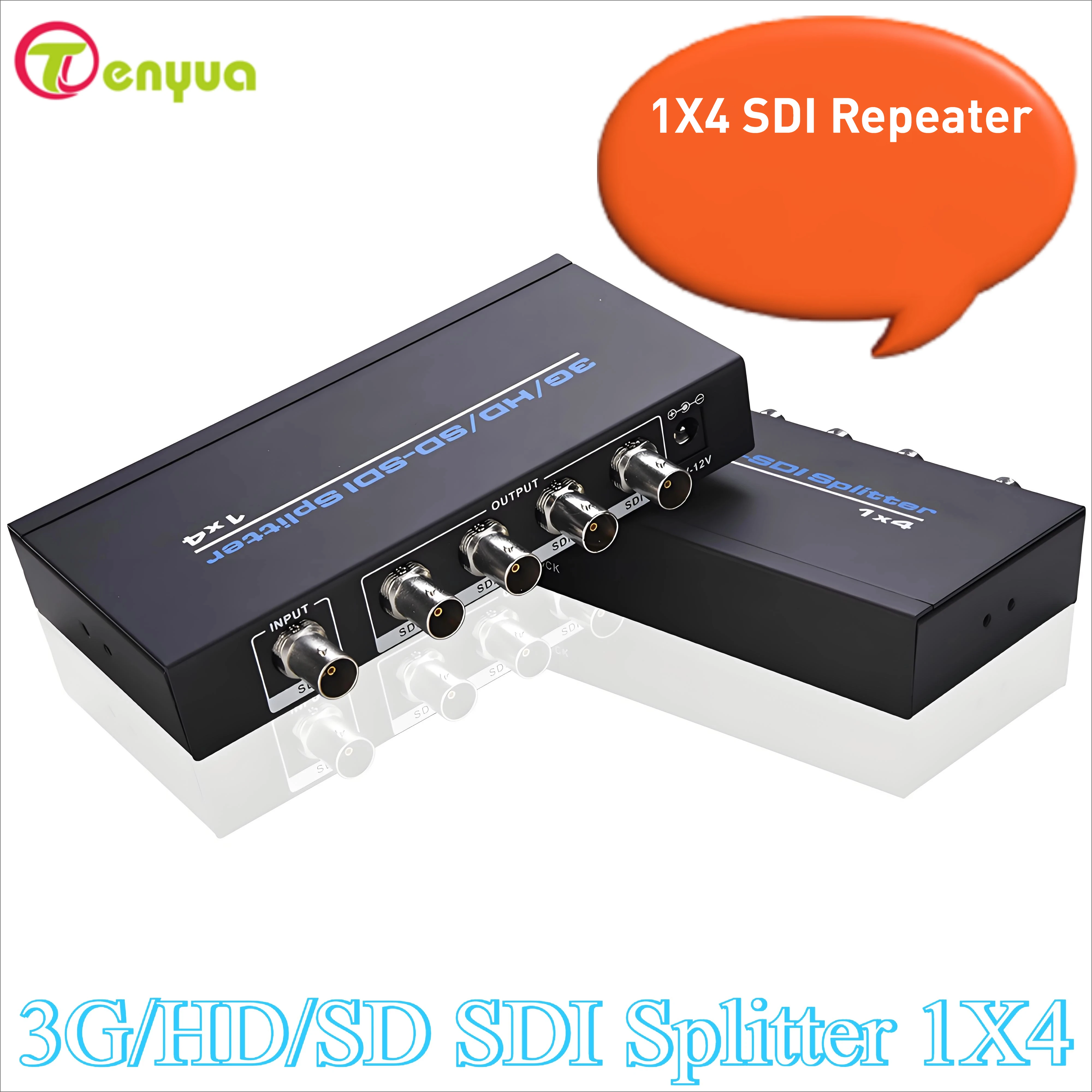 

Новый разветвитель 3G/HD/SD SDI, повторитель 1X4, удлинитель с адаптером питания, видеоразветвитель SDI от 1 до 4 выходов для видеорегистратора, монитора SDI, камеры